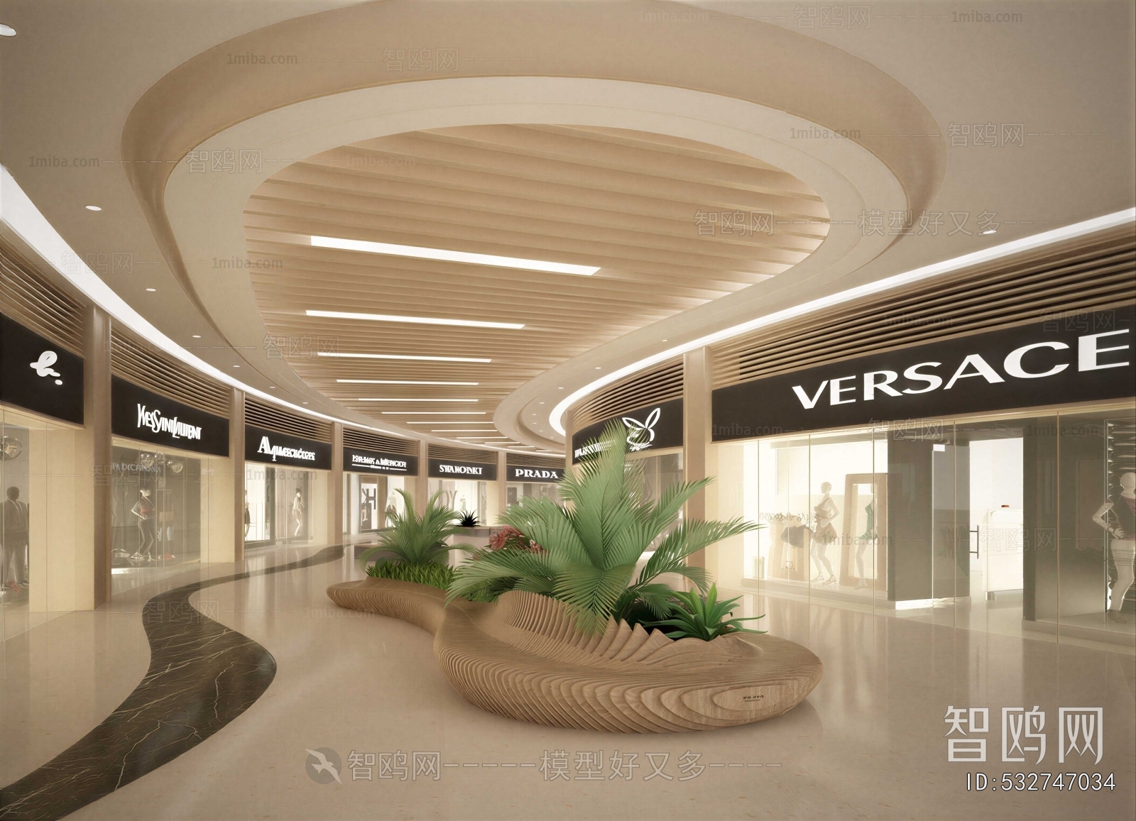 Modern Shopping Mall