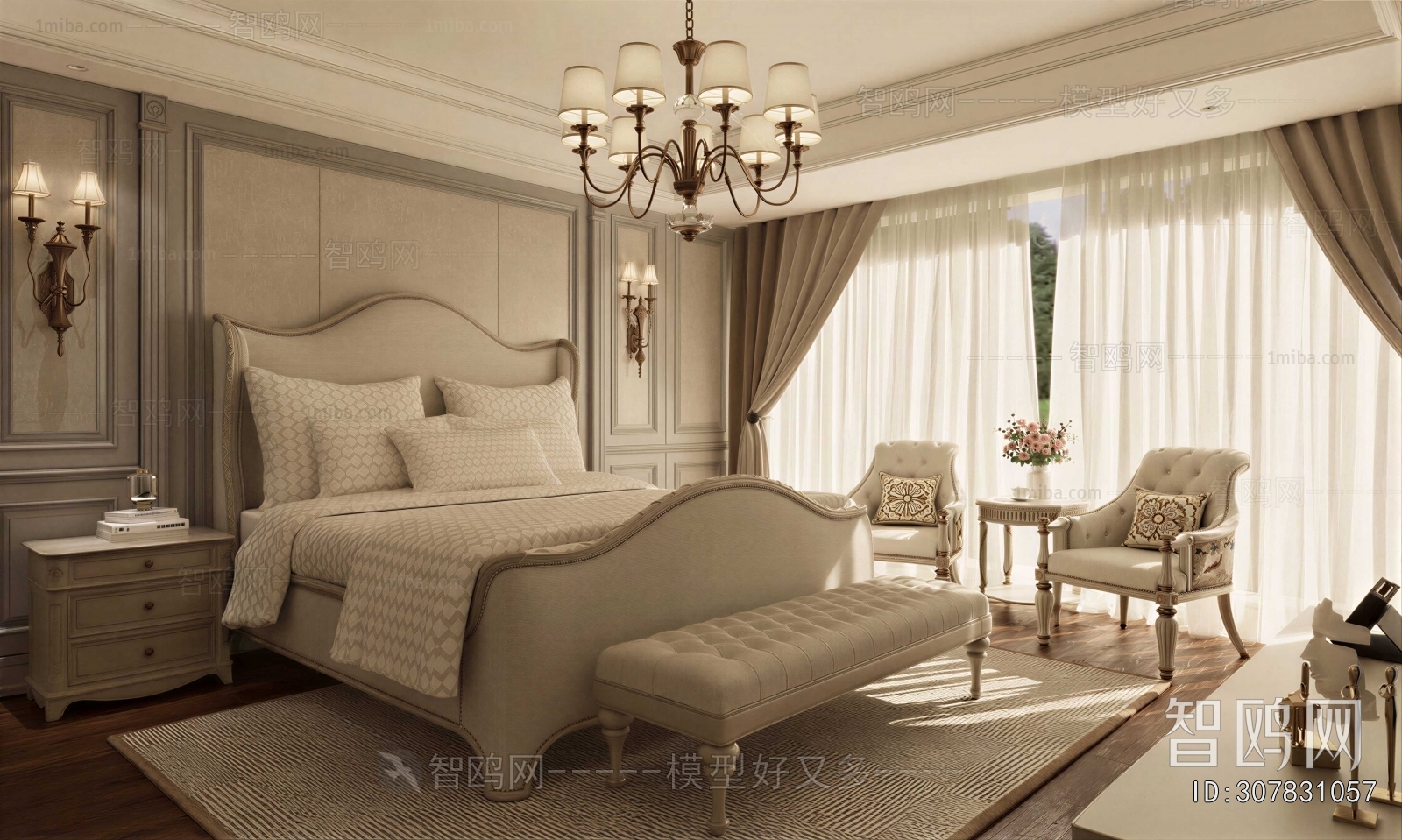 American Style Bedroom