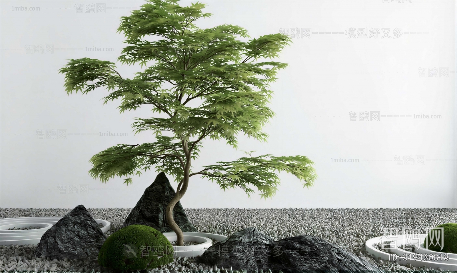 New Chinese Style Rockery Waterscape