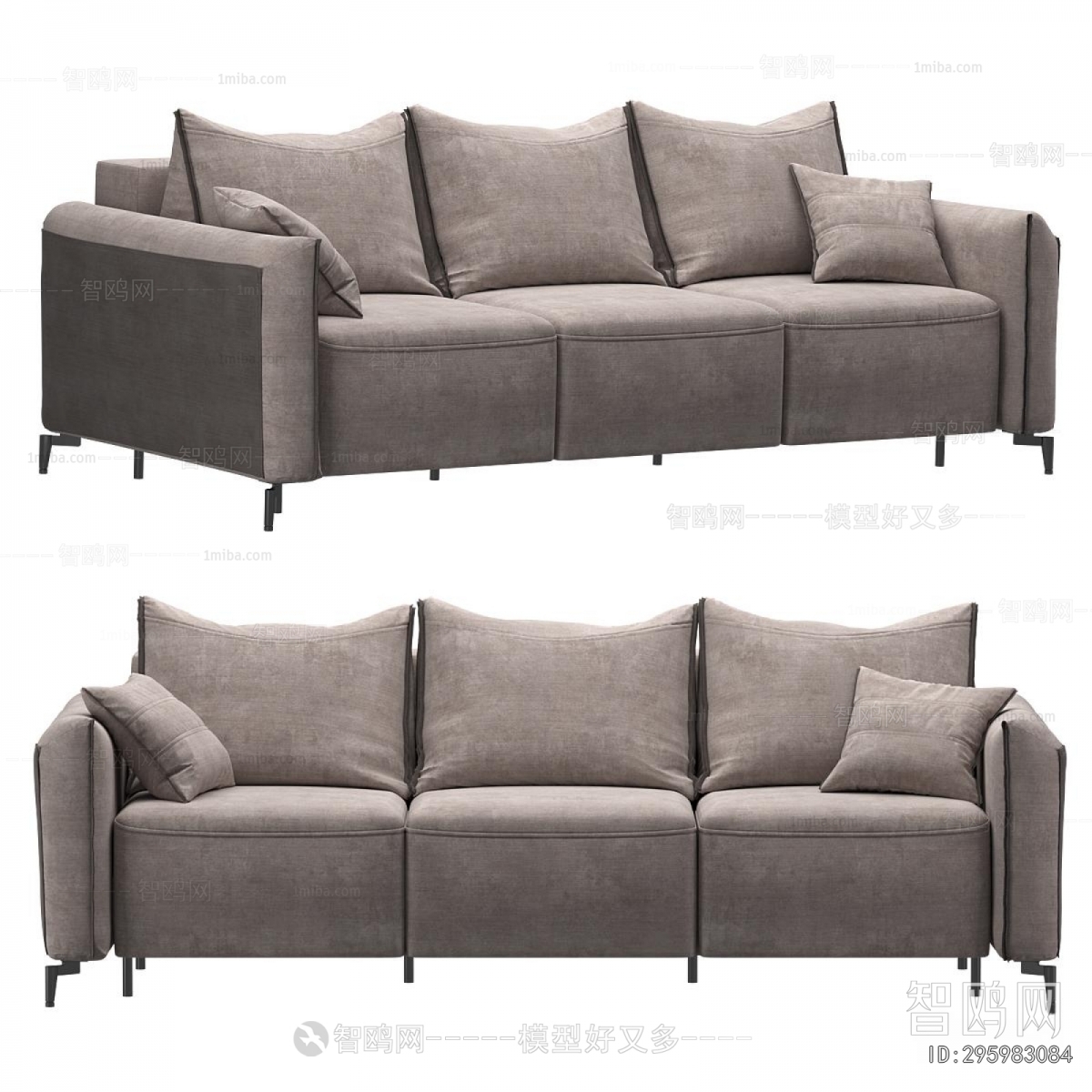 Modern Three-seat Sofa