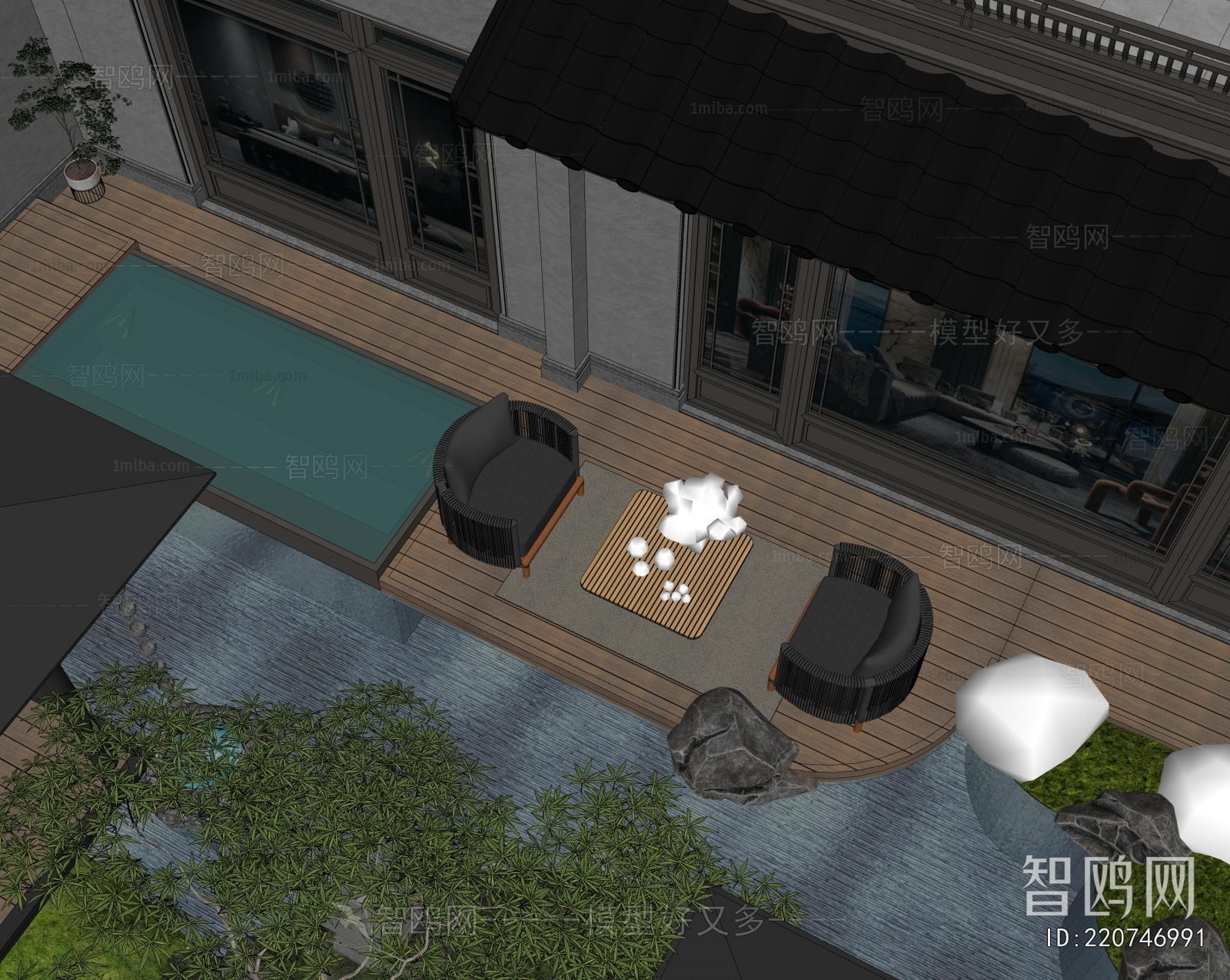 New Chinese Style Courtyard/landscape