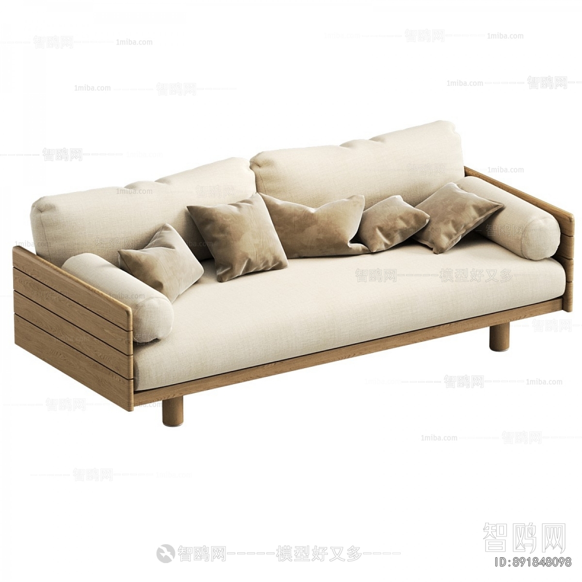 Modern Three-seat Sofa