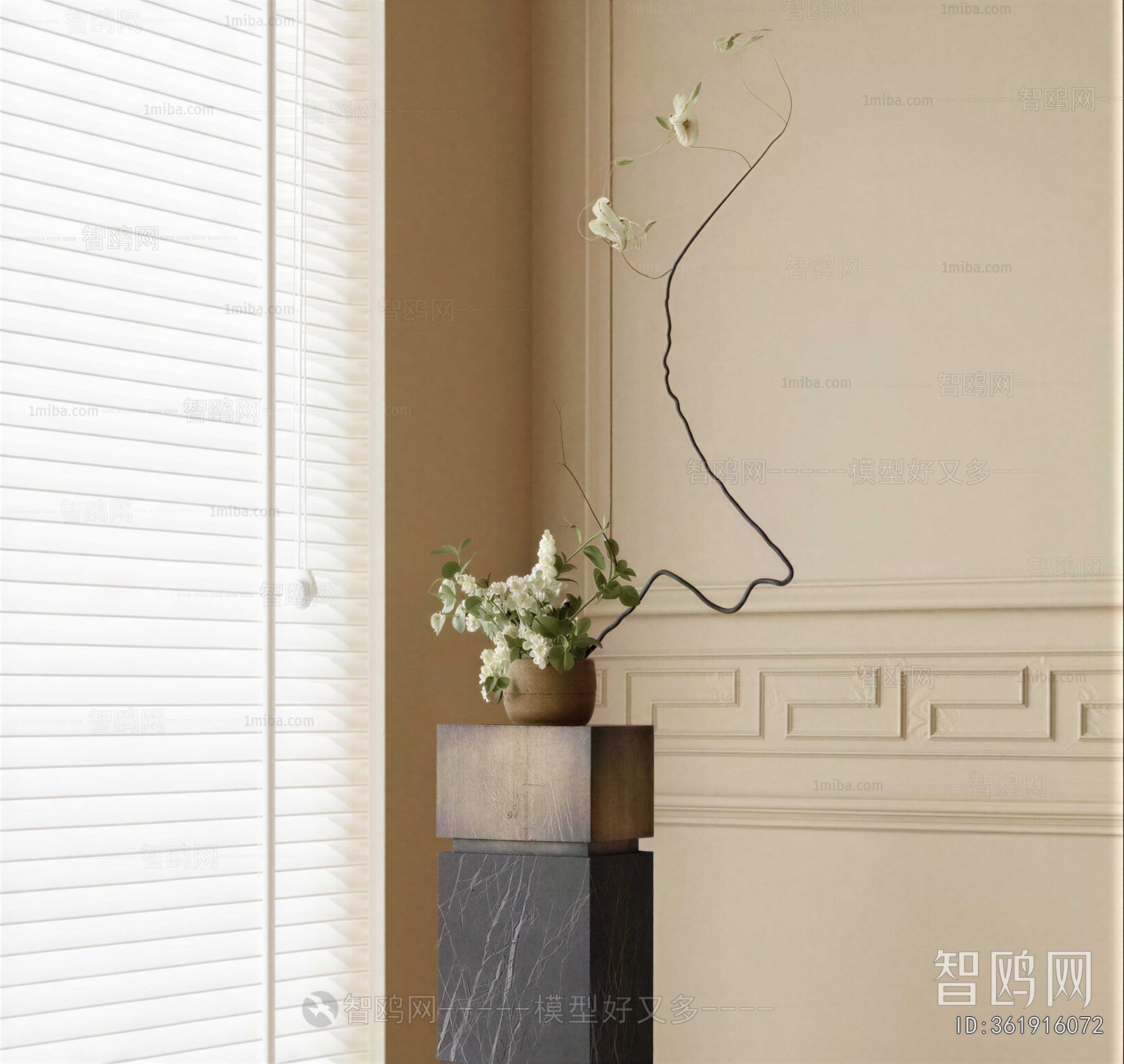 New Chinese Style Flower Arrangement