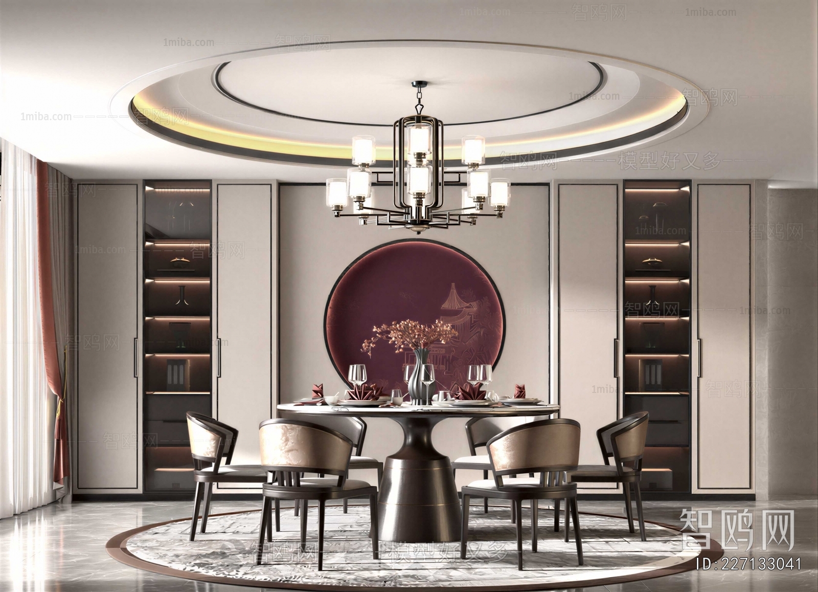 New Chinese Style Dining Room