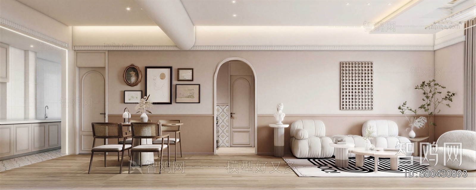 French Style A Living Room