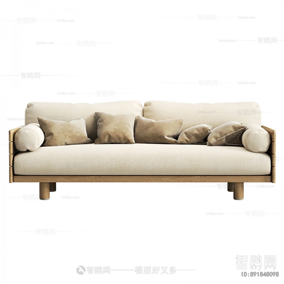 Modern Three-seat Sofa