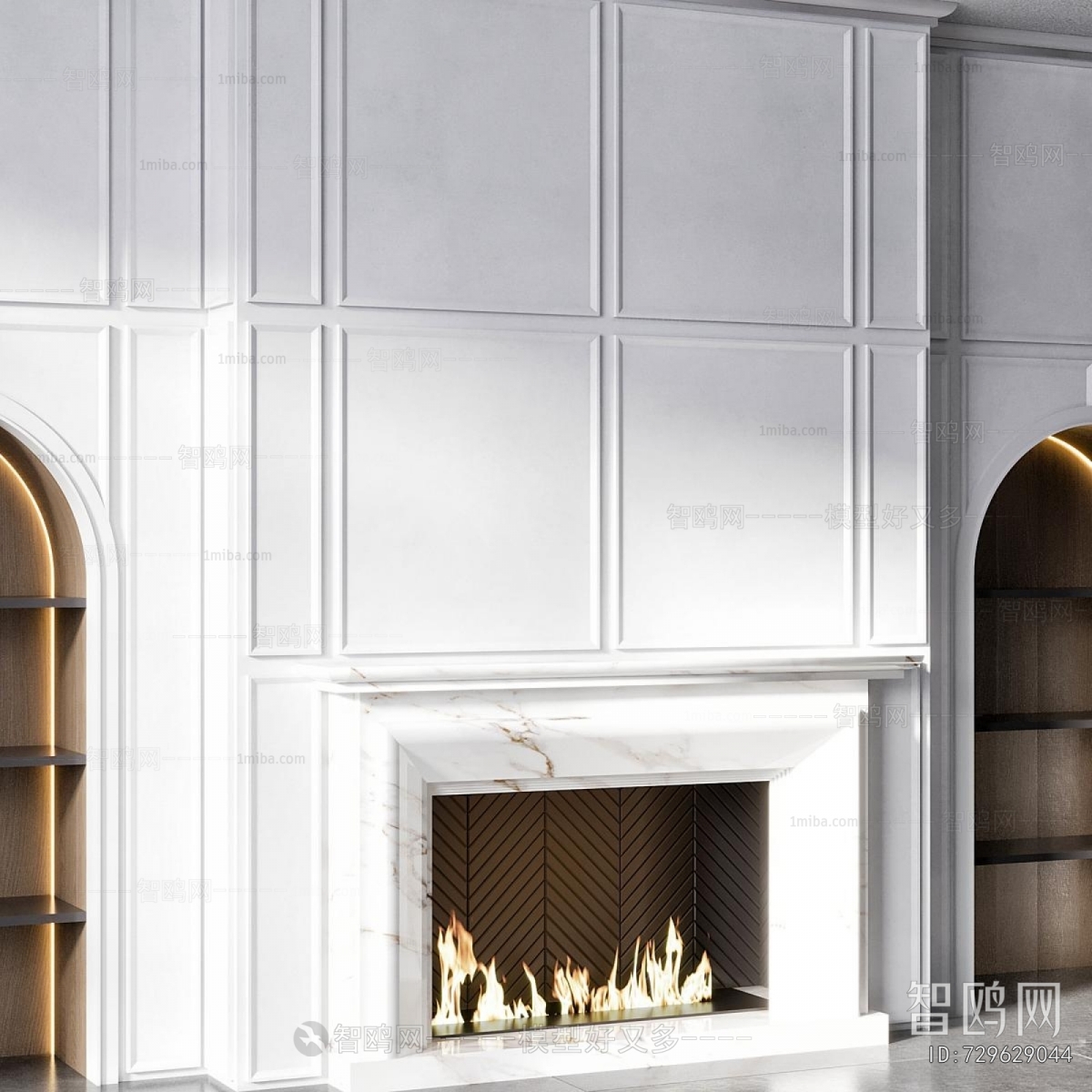 French Style TV Wall