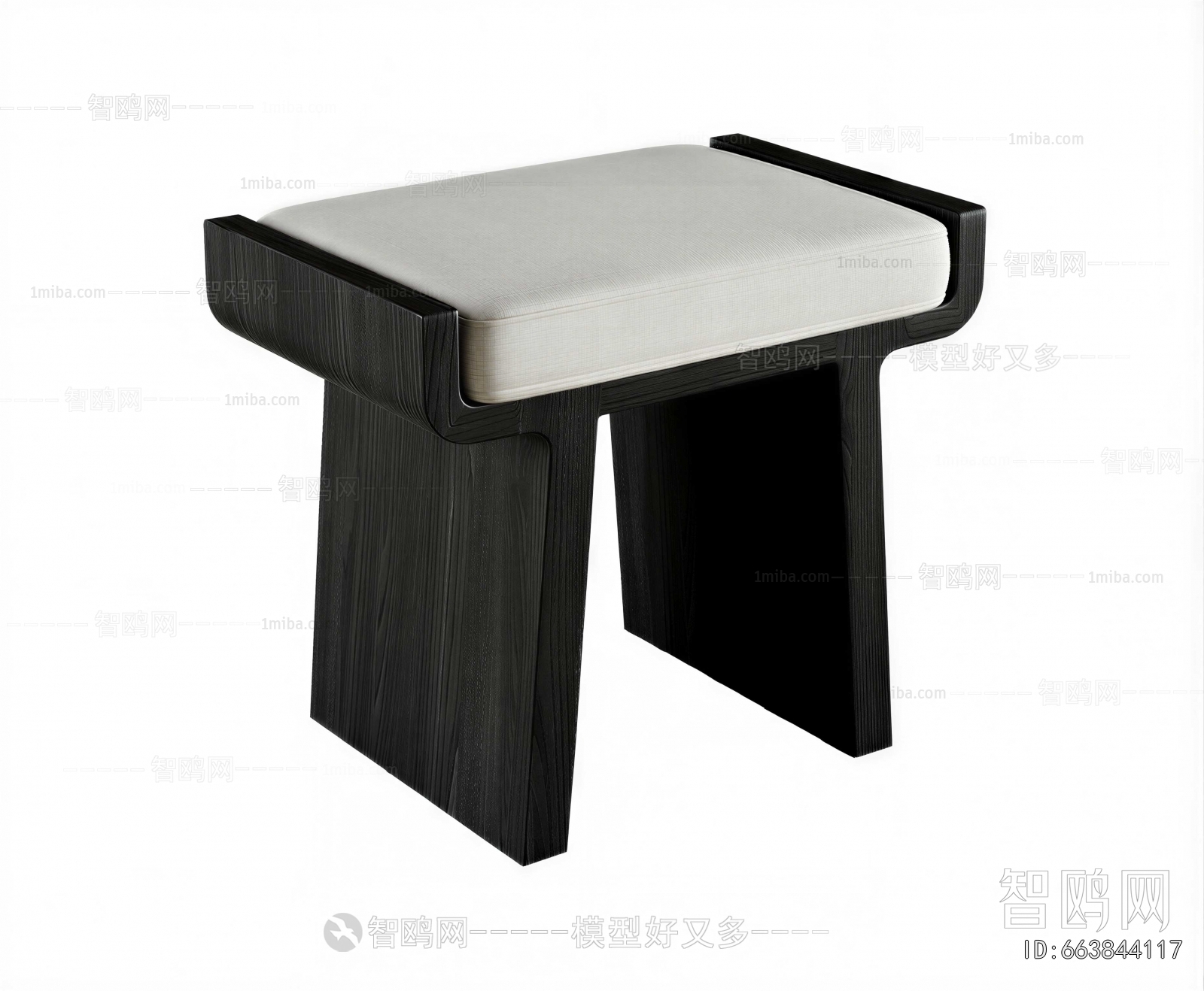 New Chinese Style Sofa Stool
