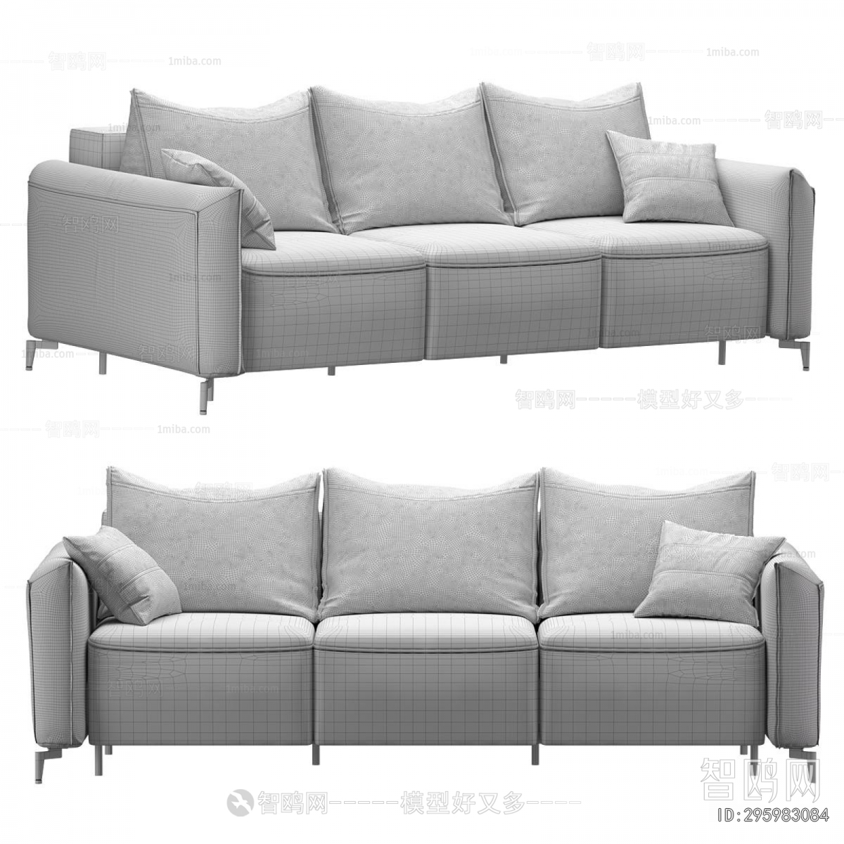 Modern Three-seat Sofa