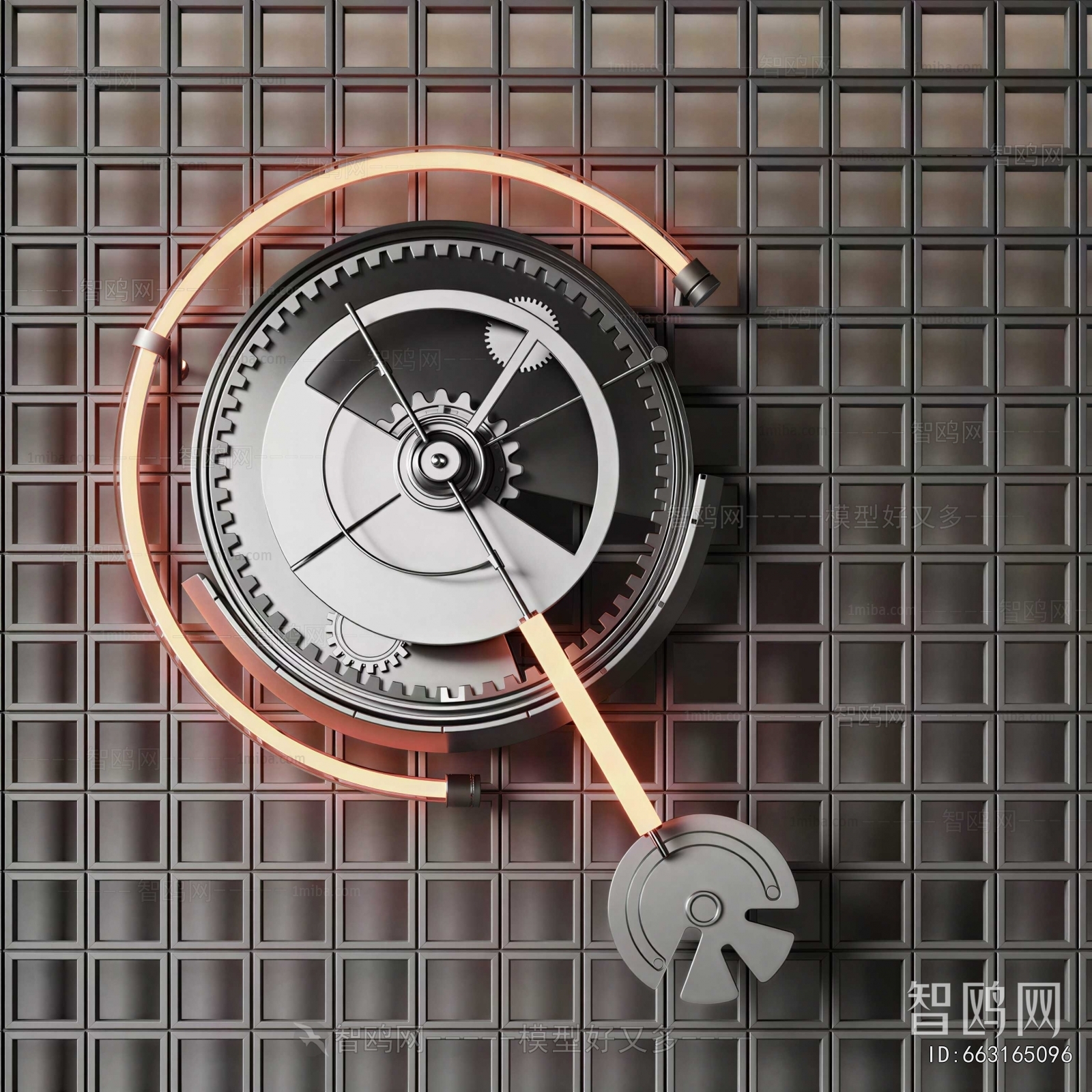 Industrial Style Wall Clock