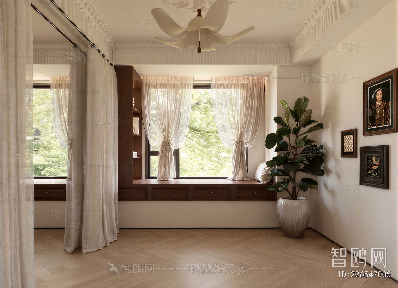 French Style Bay Window