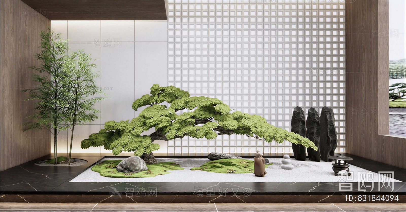 New Chinese Style Plant Landscaping