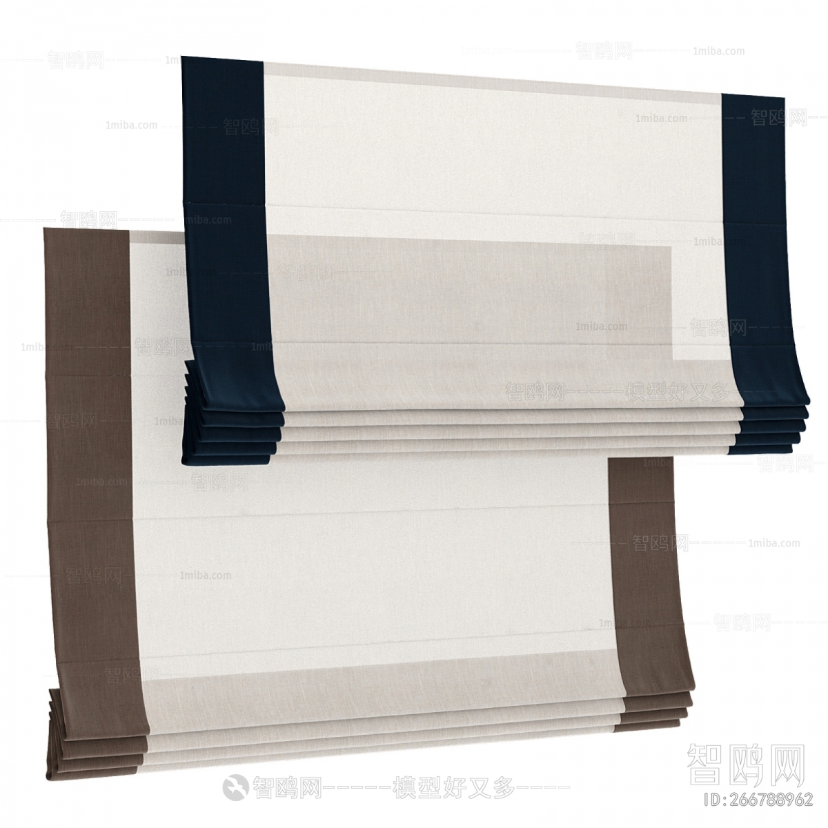 New Chinese Style Roman Curtain