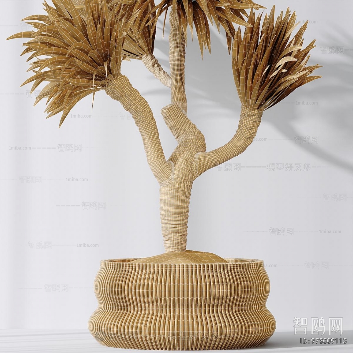 Modern Ground Green Plant Potted Plants