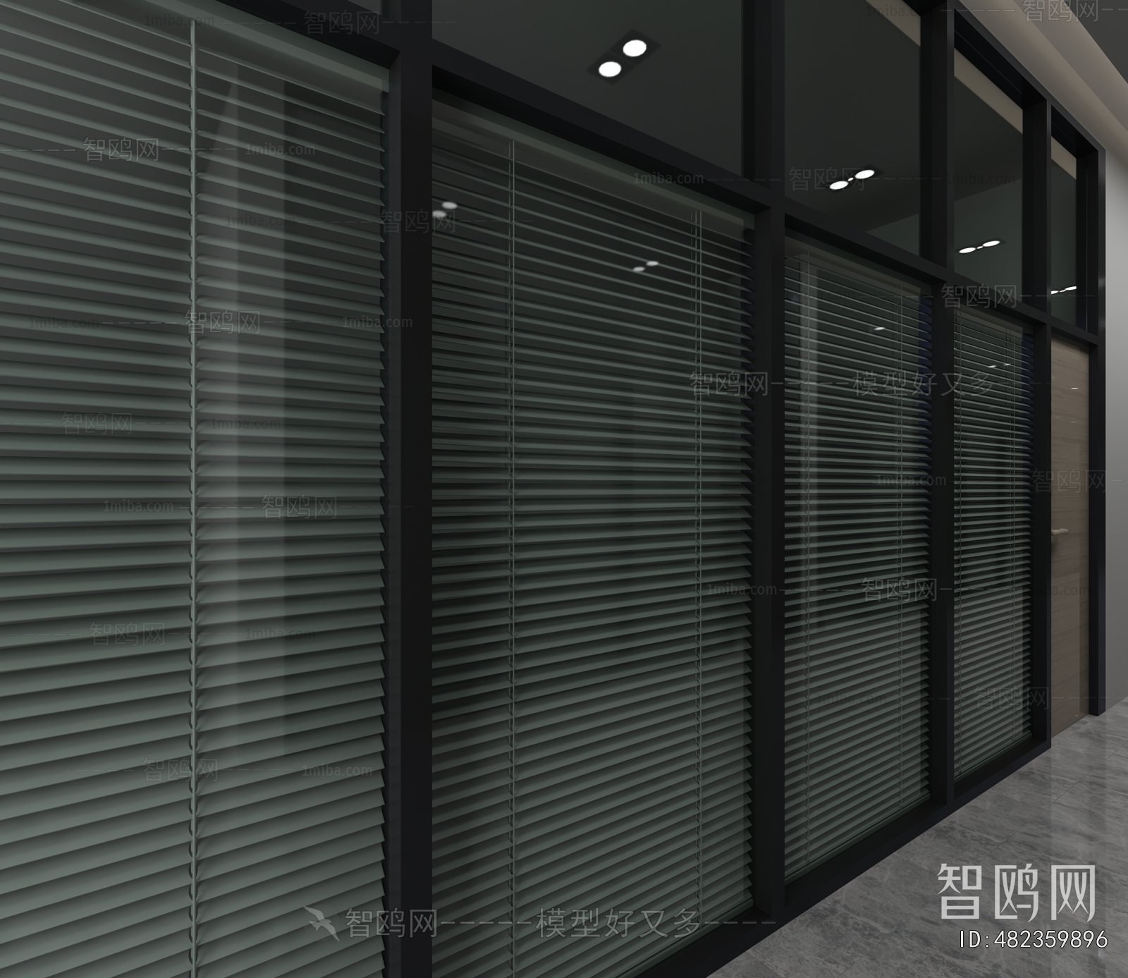 Modern Glass Screen Partition