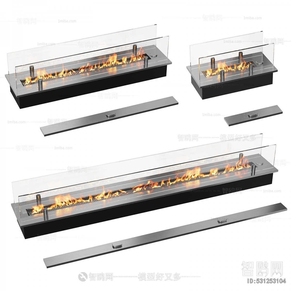 Modern Electronic Fireplace