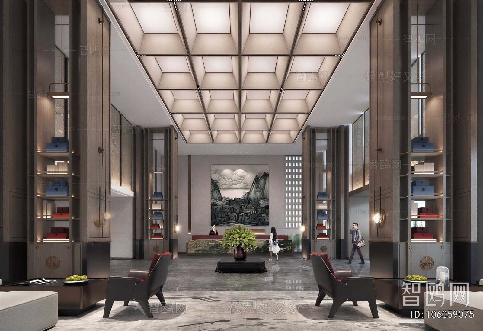 New Chinese Style Lobby Hall