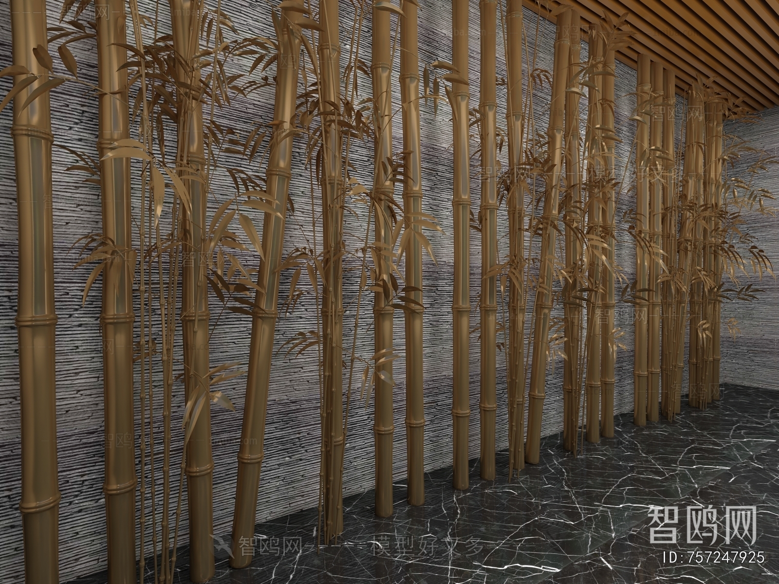 New Chinese Style TV Wall