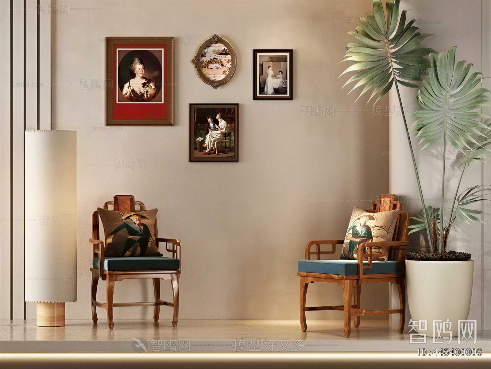 New Chinese Style Lounge Chair