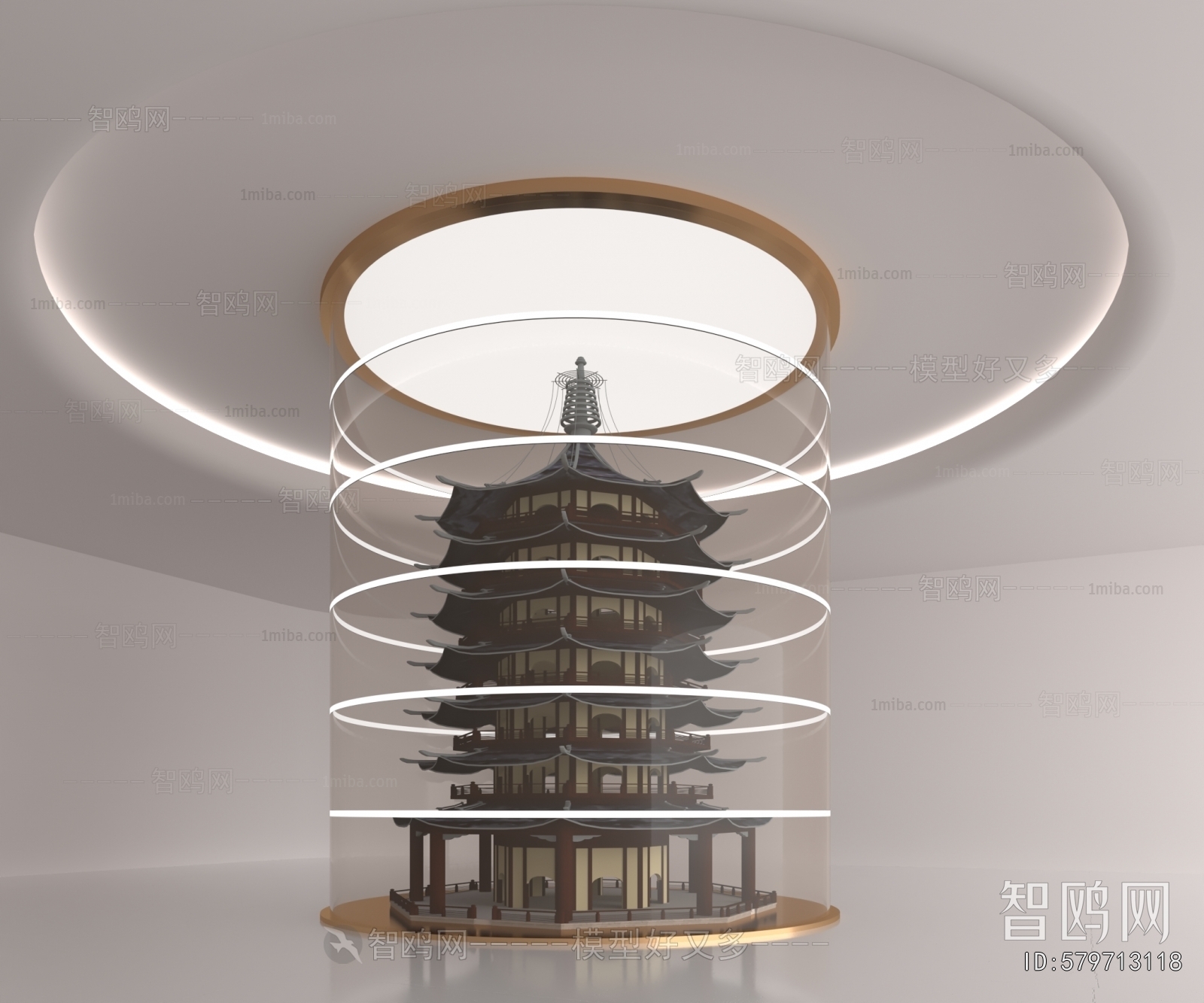 New Chinese Style Column