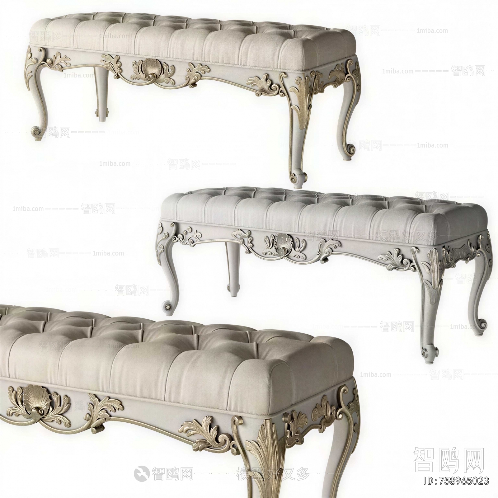 European Style Sofa Stool