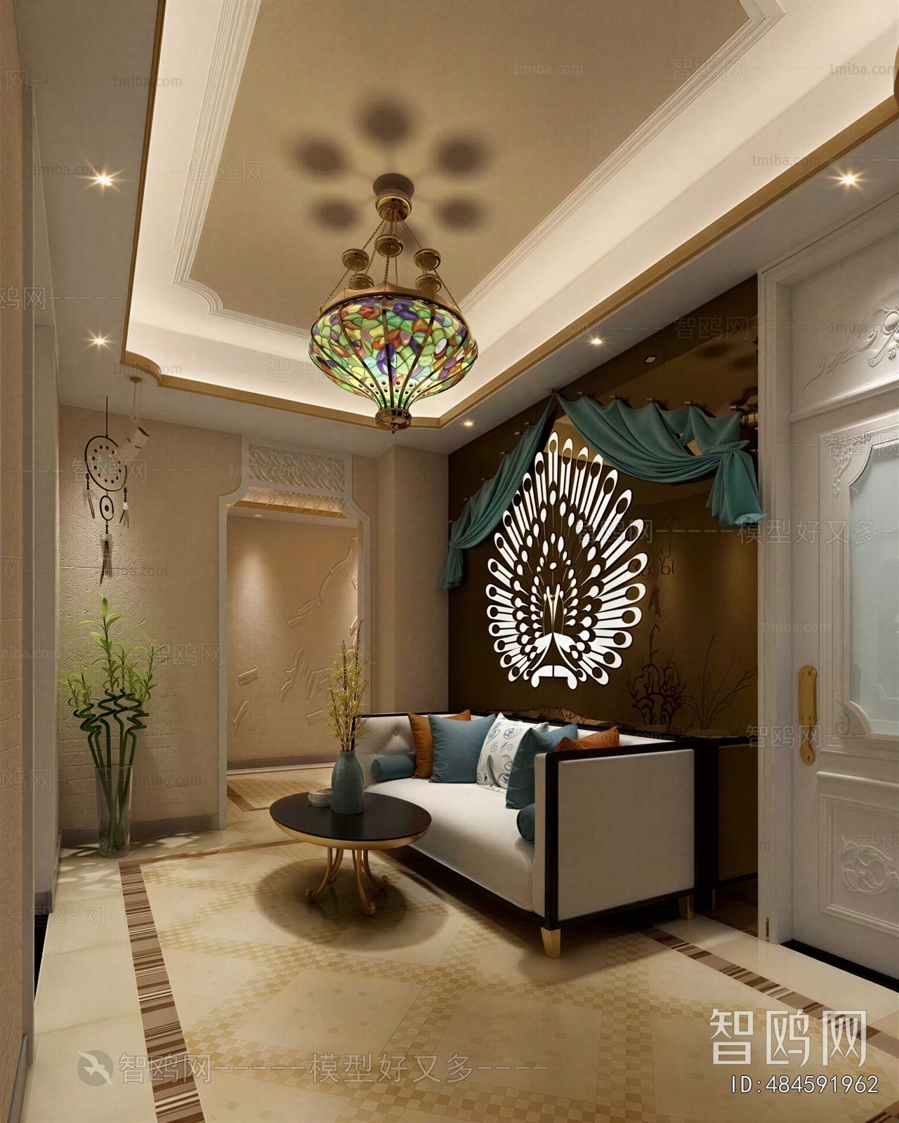 Southeast Asian Style A Living Room