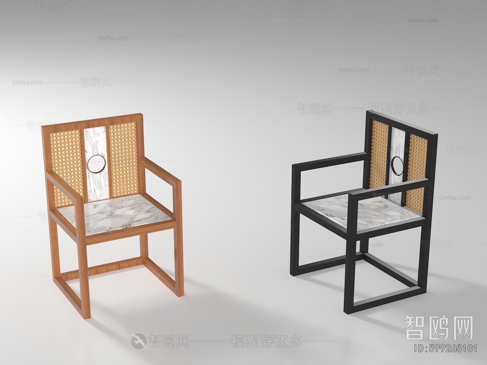 New Chinese Style Lounge Chair
