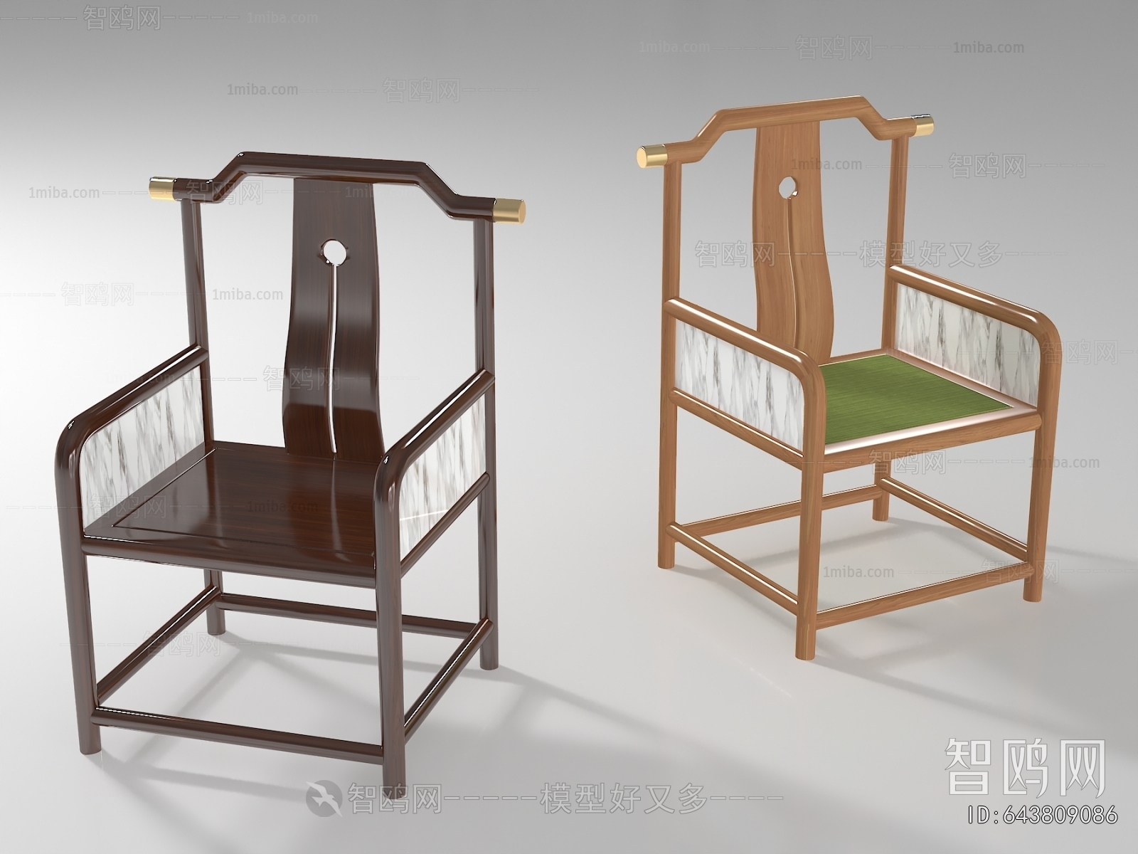 New Chinese Style Lounge Chair