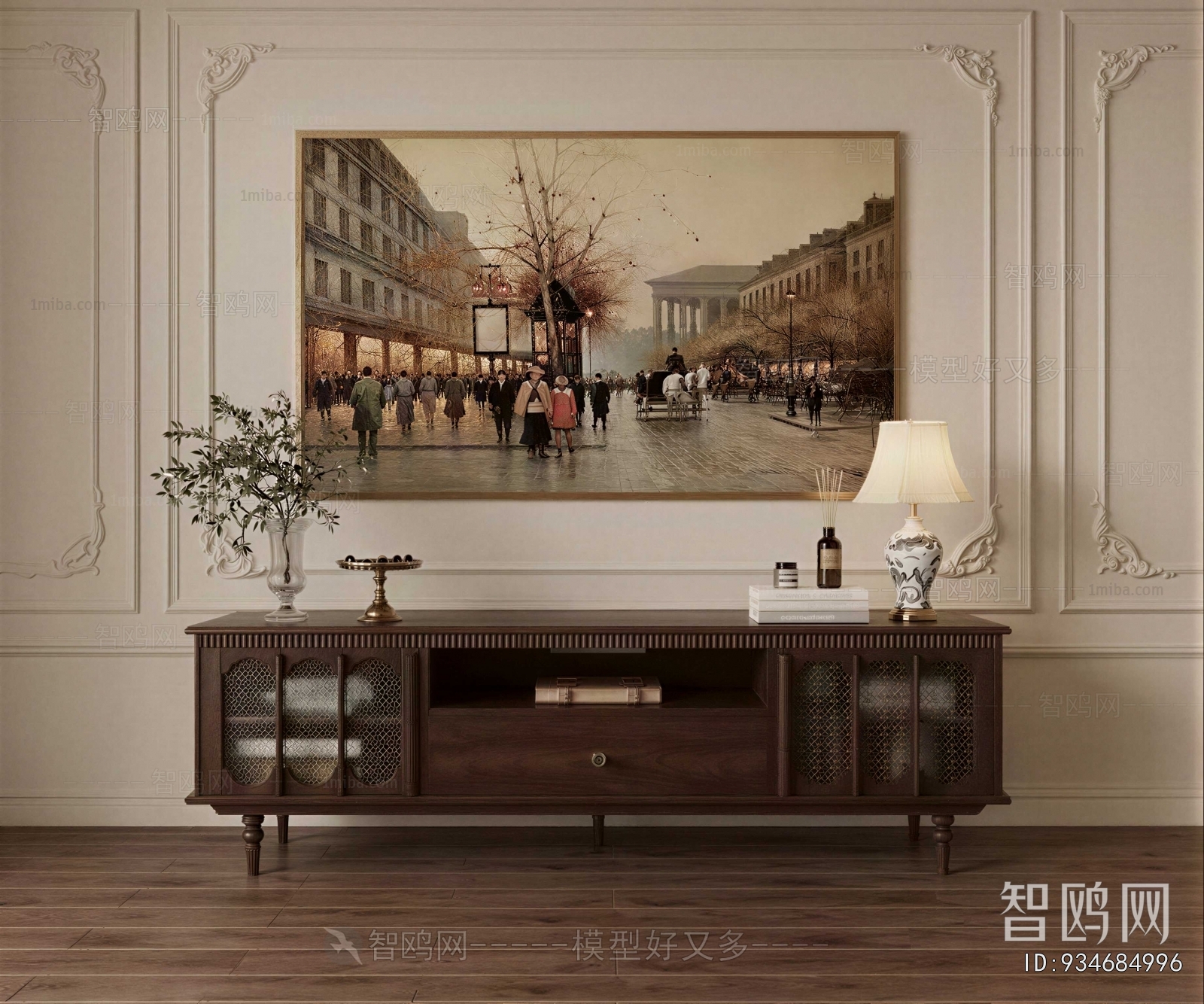 French Style TV Cabinet