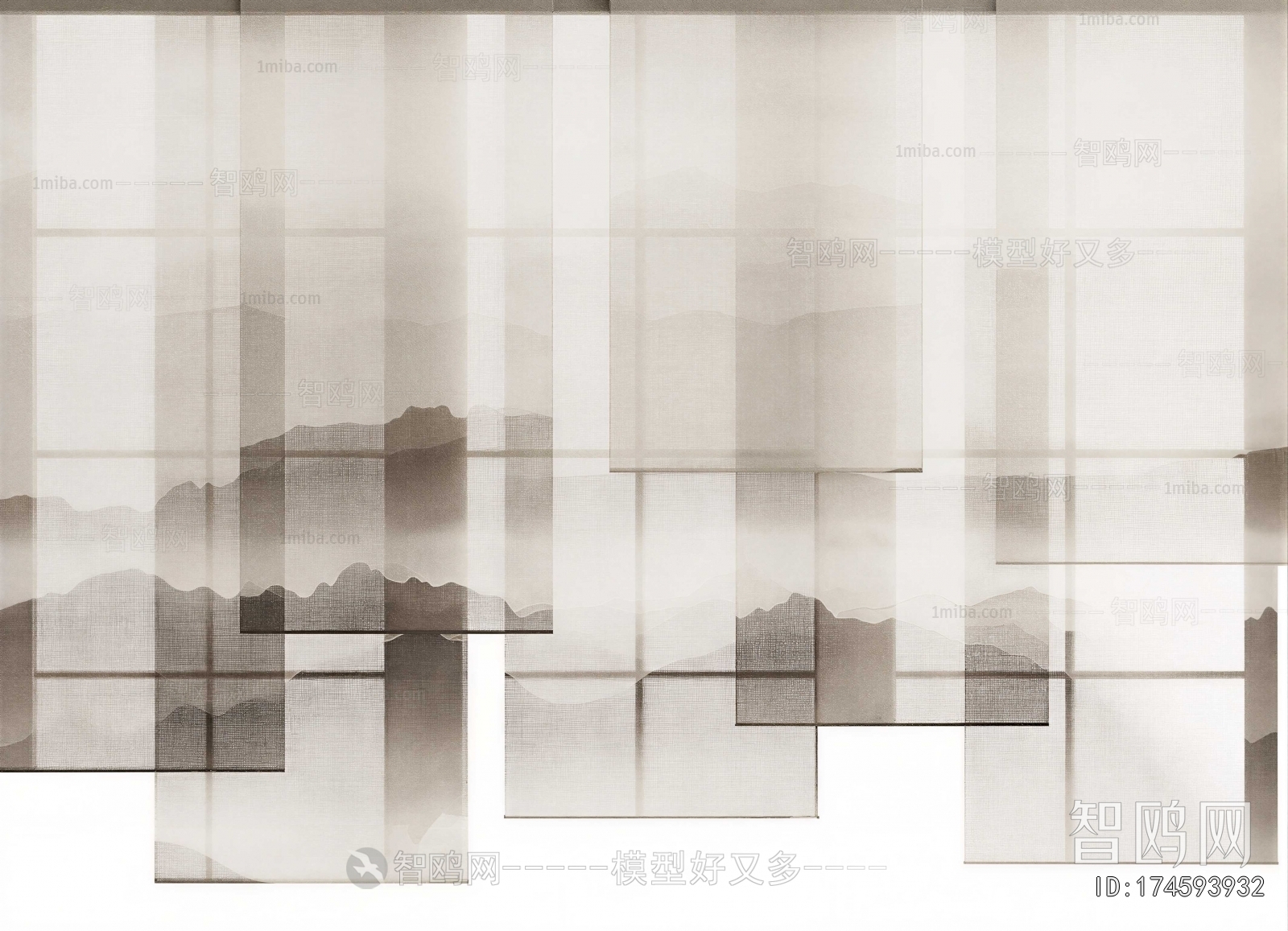 New Chinese Style Door Curtain