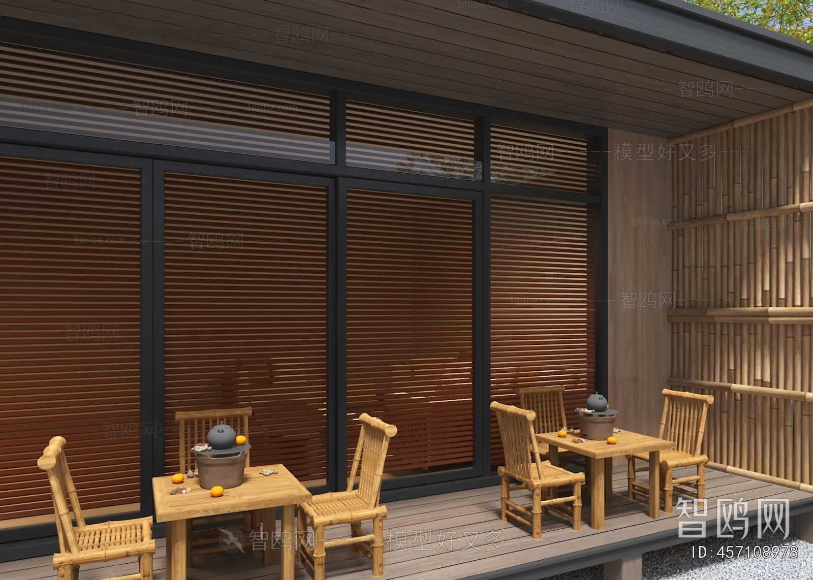 New Chinese Style Leisure Table And Chair