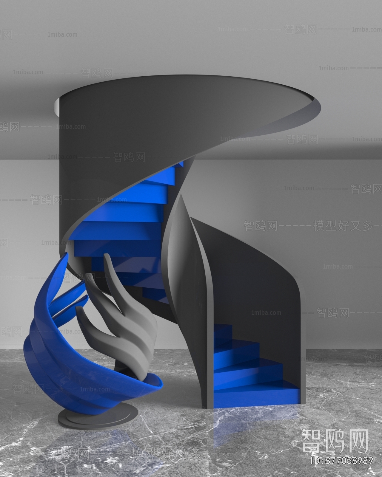 Modern Rotating Staircase