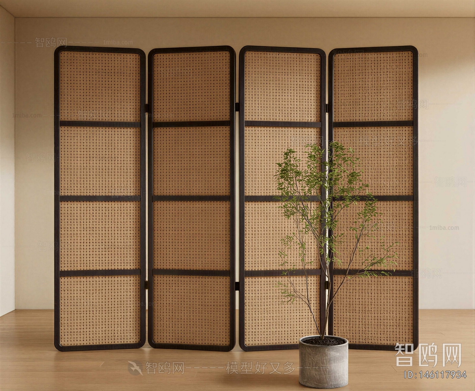 Wabi-sabi Style Partition