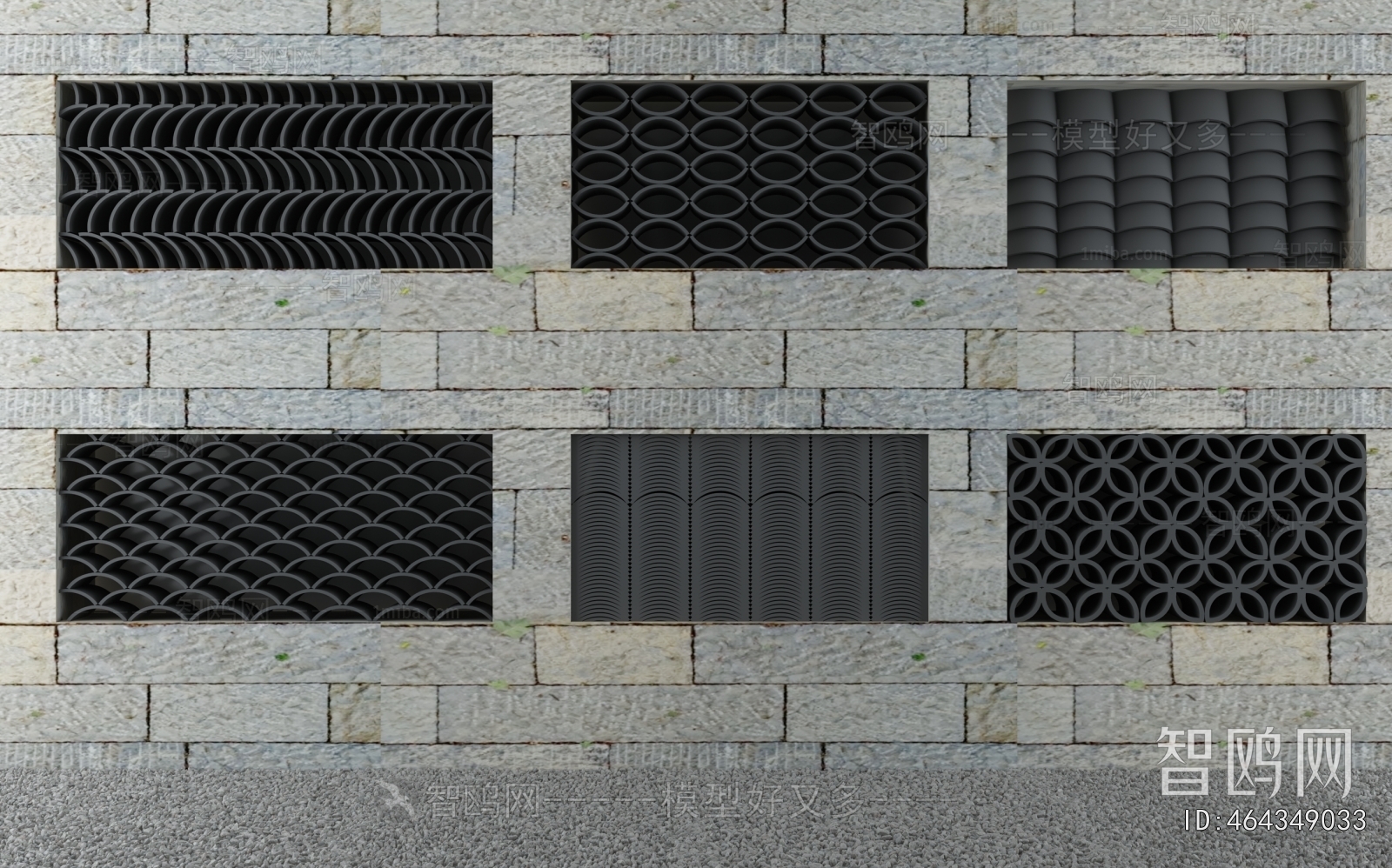 New Chinese Style TV Wall