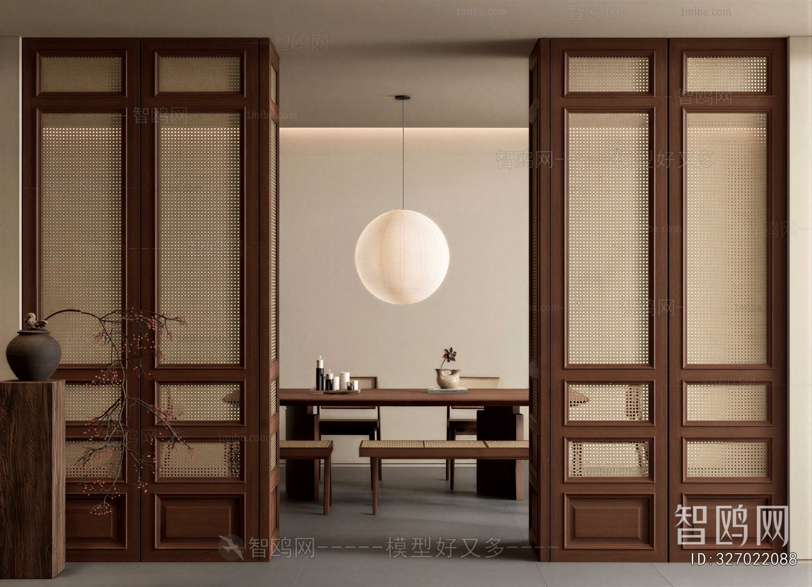 New Chinese Style Dining Room