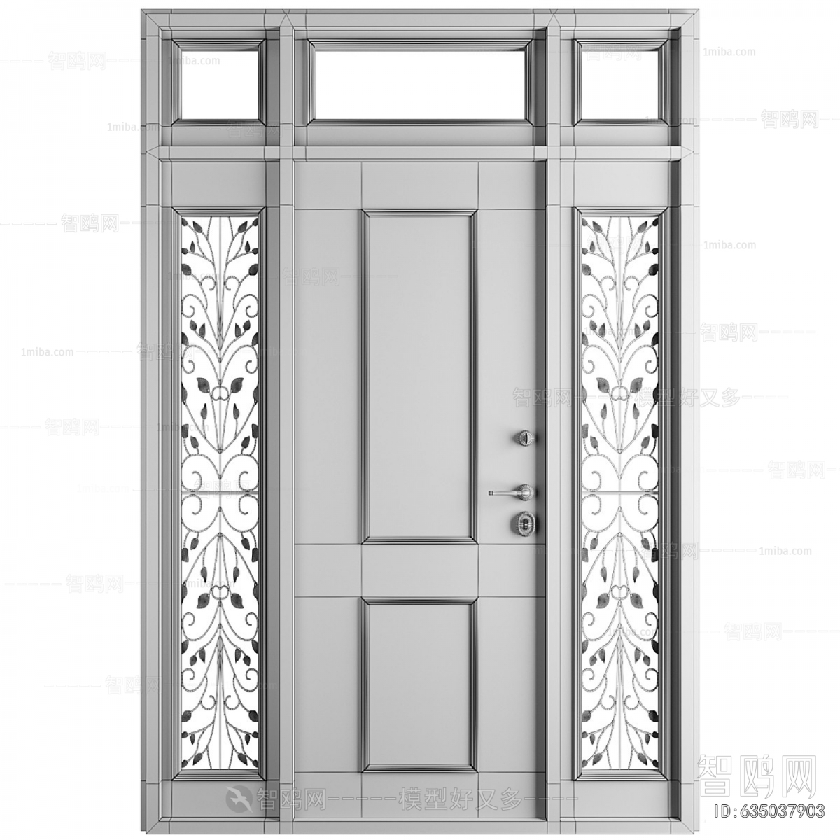 French Style Entrance Door