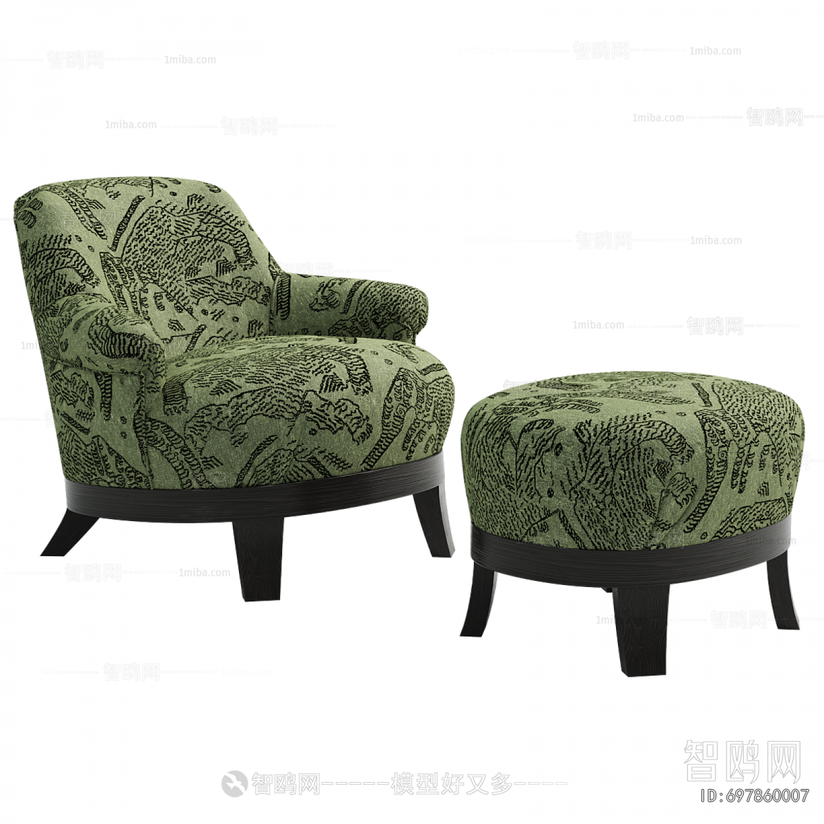 French Style Single Sofa