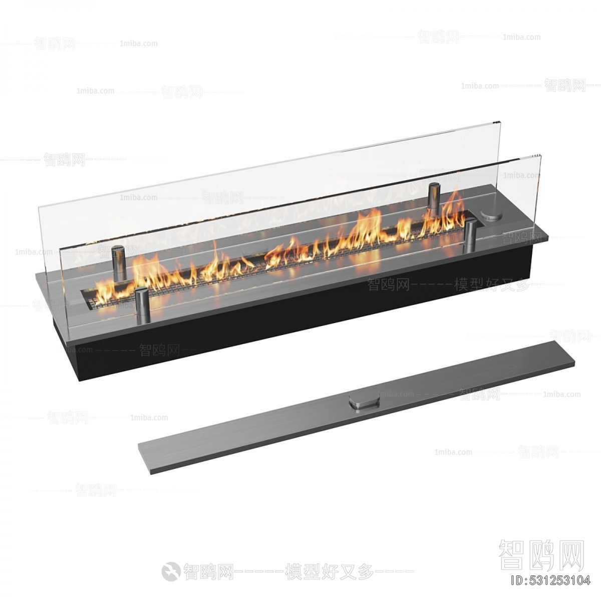 Modern Electronic Fireplace