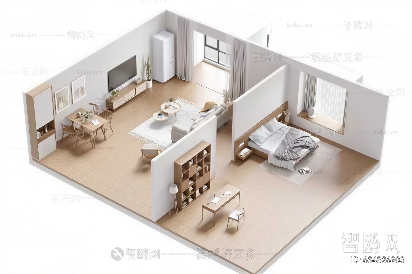 Modern A Bird's-eye View Of Home Decoration