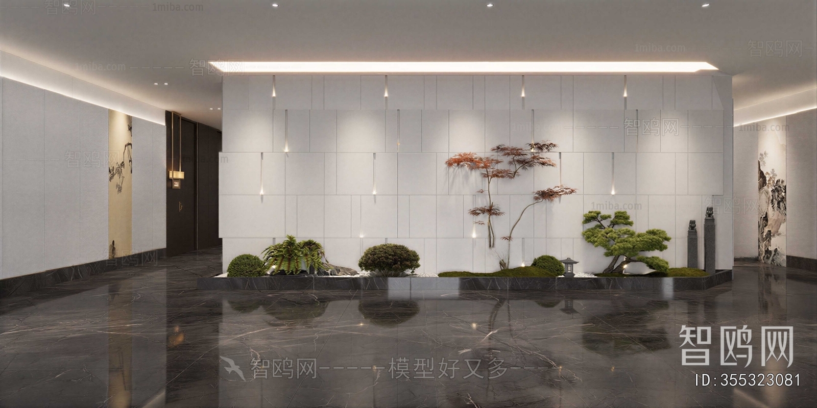 New Chinese Style Office Reception Desk