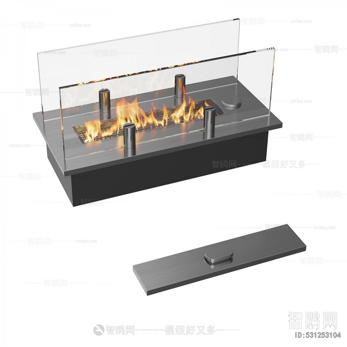 Modern Electronic Fireplace