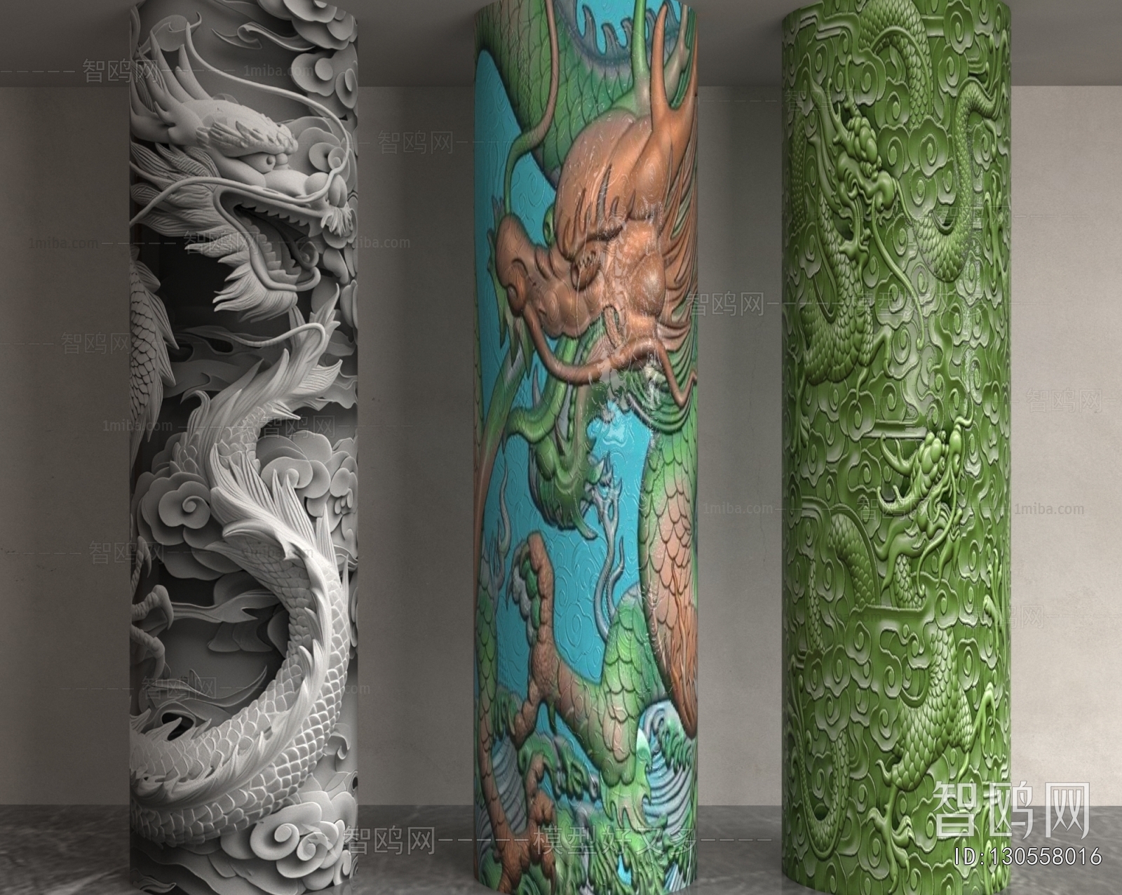 New Chinese Style Column