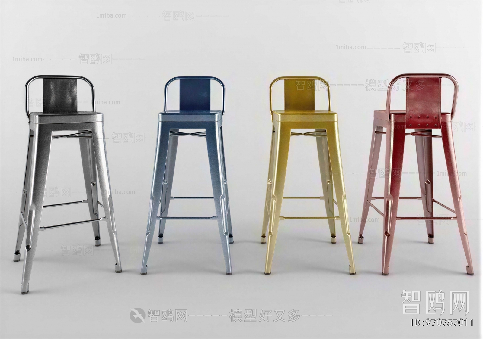 Industrial Style Bar Chair