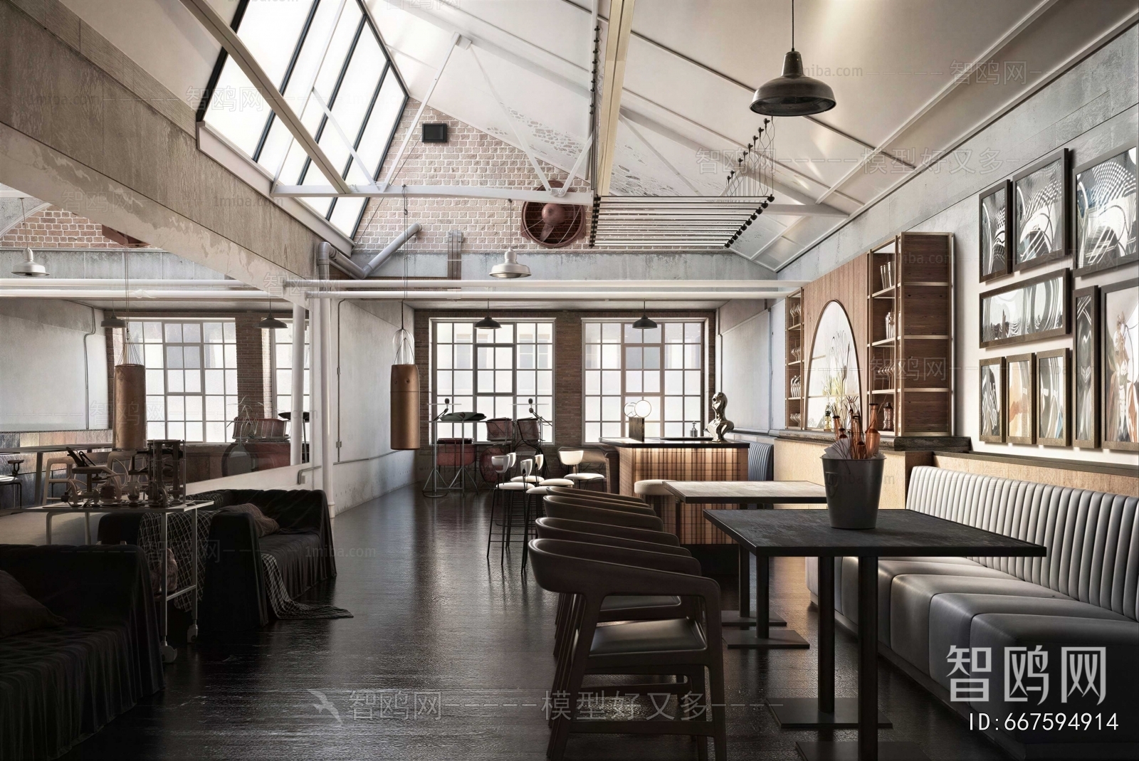 Industrial Style Restaurant