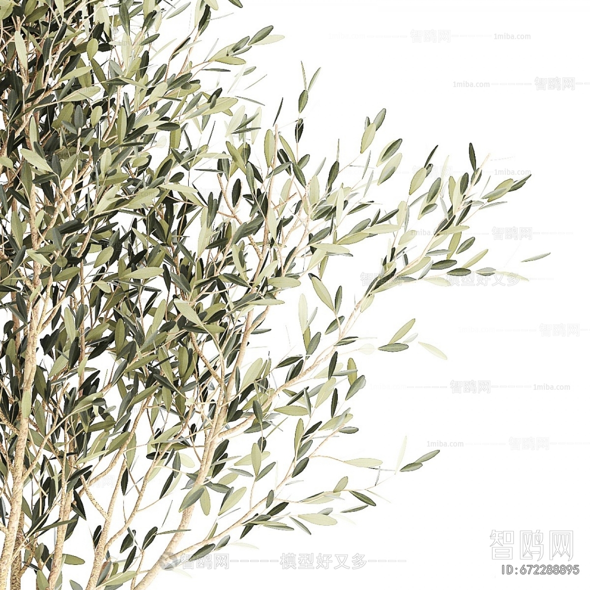 Modern Ground Green Plant Potted Plants