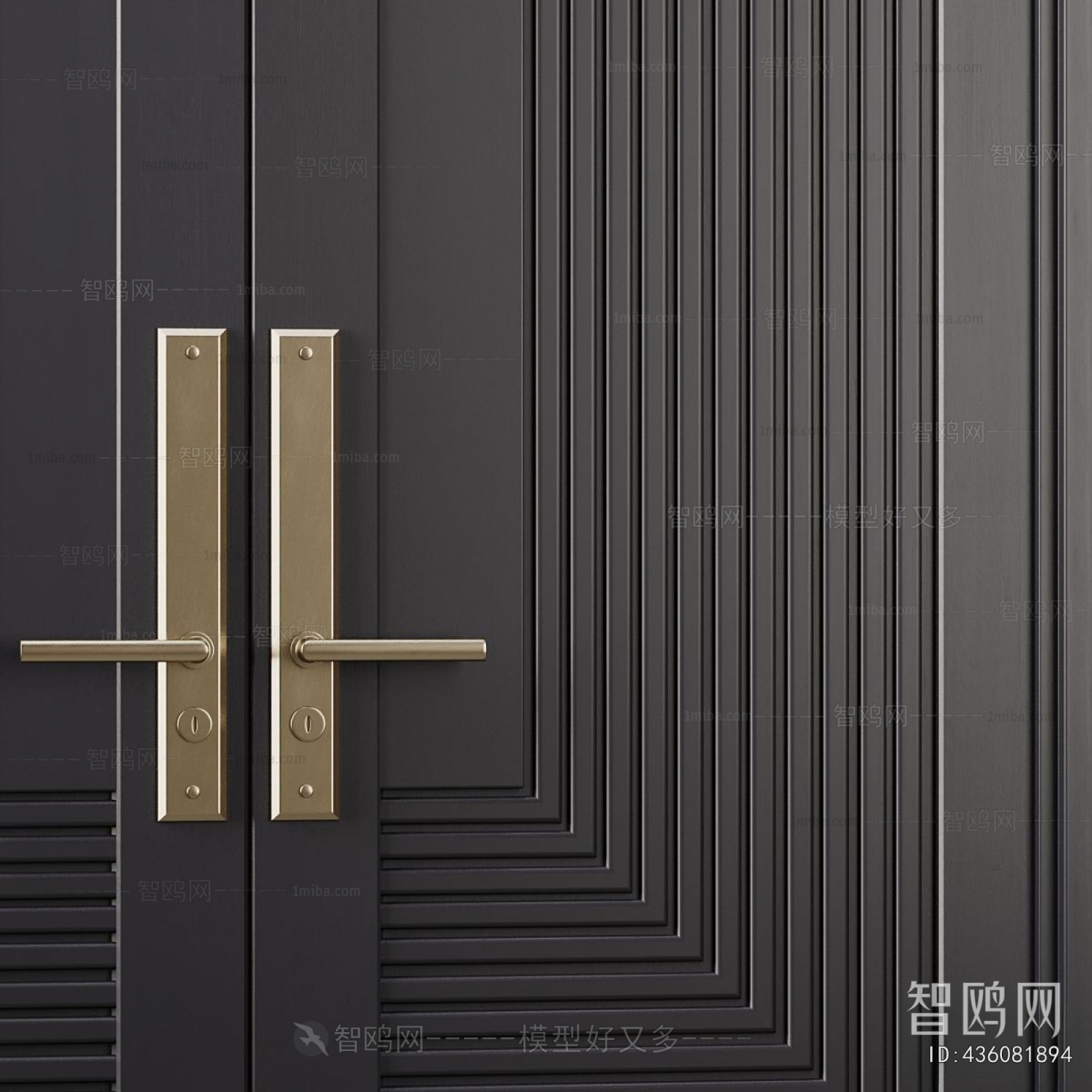 Modern Double Door