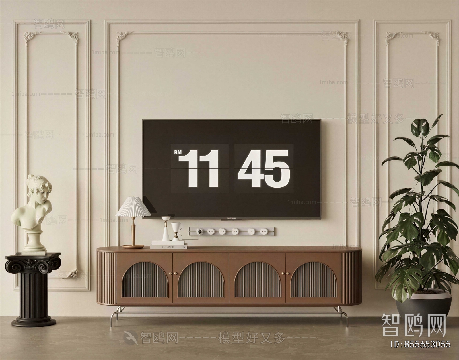 French Style TV Cabinet