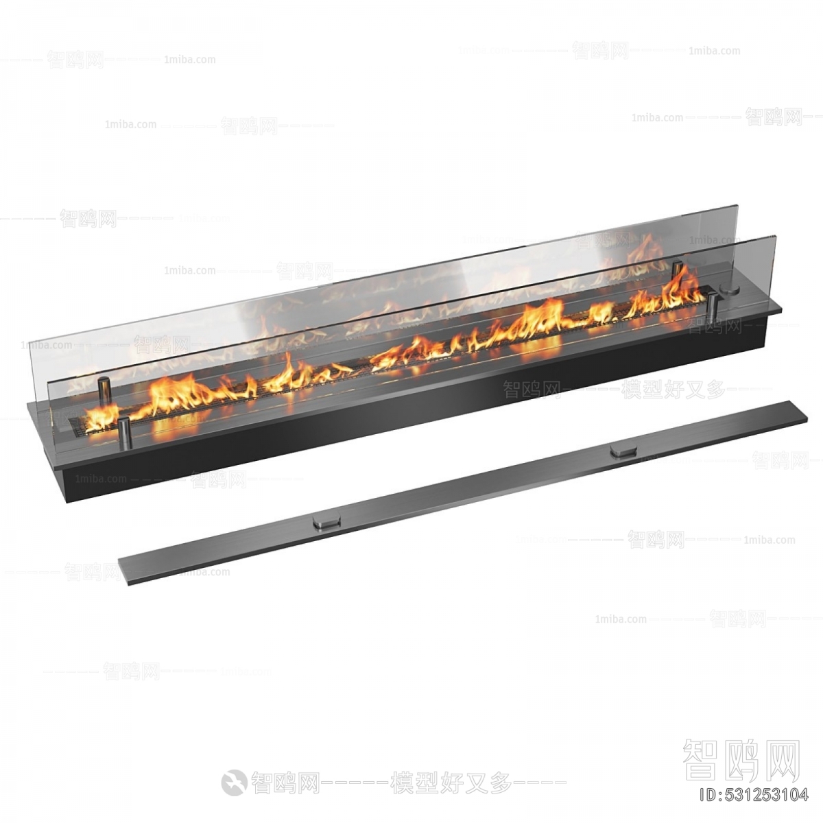 Modern Electronic Fireplace