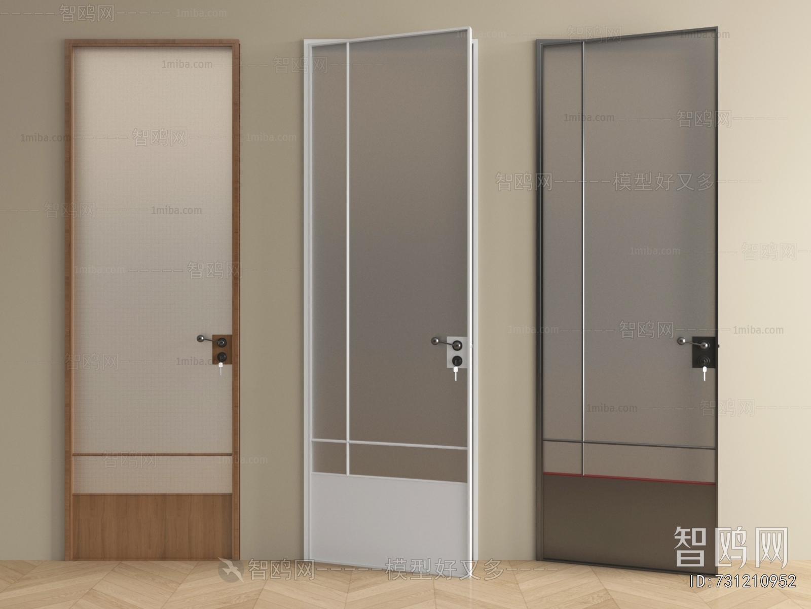 Modern Single Door