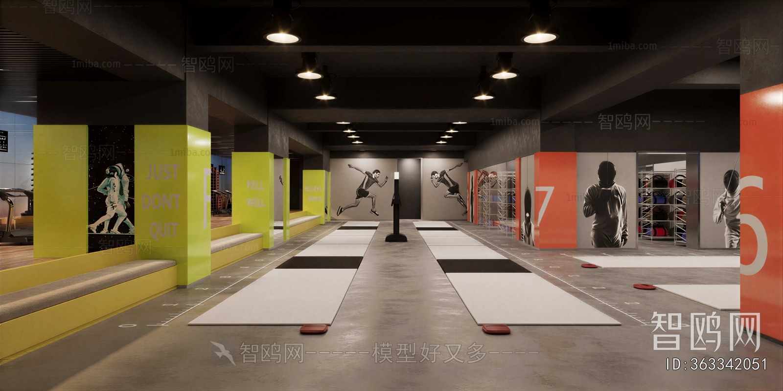 Industrial Style Gym